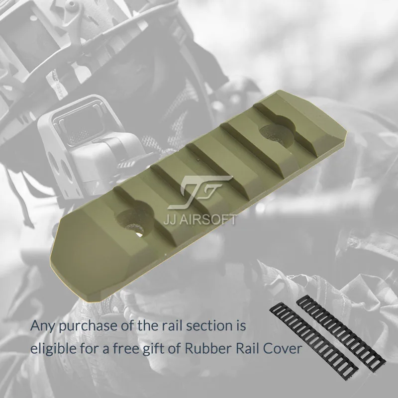 ACI 5 слотов KeyMod Rail CNC легкий (черный/красный/песочный/серебристый) купить один