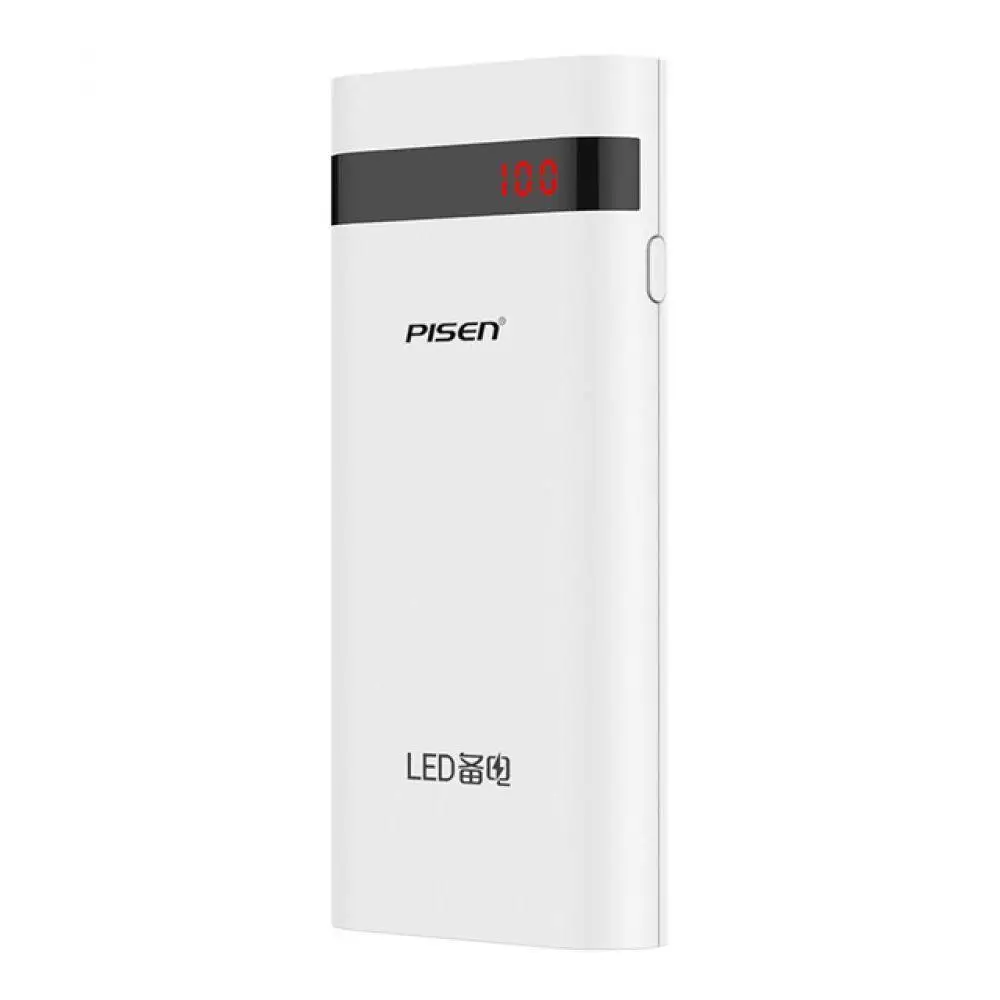 PISEN Power Bank 10000 мАч портативное зарядное устройство для мобильного телефона