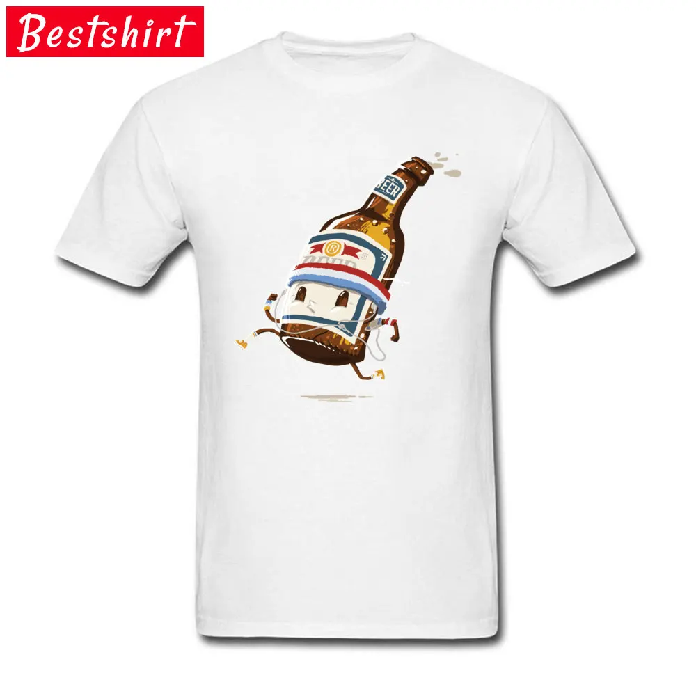 Футболка мужская с круглым вырезом смешная короткая рубашка надписью Beer Escape Europe