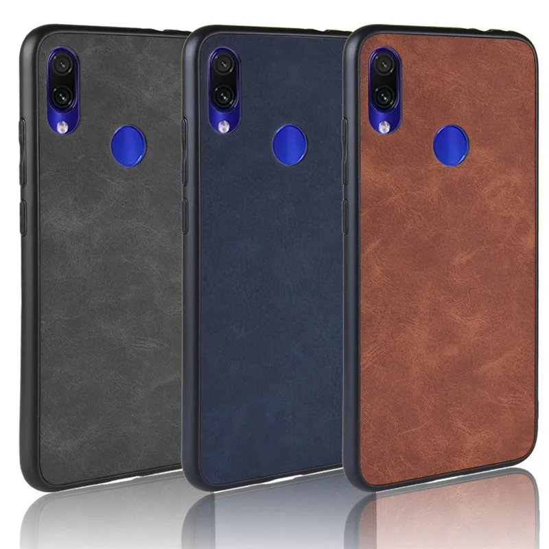 Чехол для Redmi 7 роскошный винтажный кожаный чехол Xiaomi в деловом стиле |