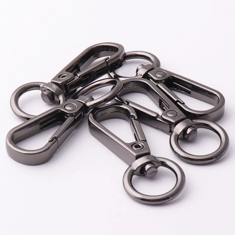 High Quality Swivel Snap Hooks Metal Bolt Snaps Chain Dog Clasps Trigger Hook Lanyard Clips Strap Buckles For Handbag | Багаж и сумки