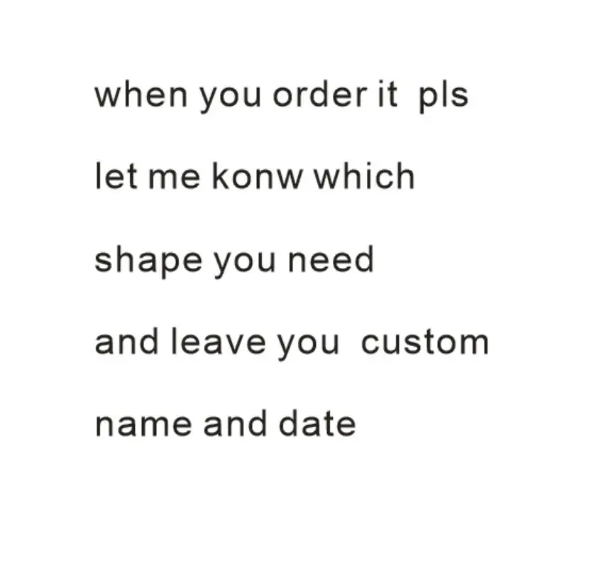 50 шт. Персонализированные Гравированные круглые сердце Корона Звезда