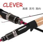 Рыболовная удочка TSURINOYA CLEVER, 1,19 м, 1,57 м, 1,60 м, 1,85 м, аксессуары FUJI, сверхлегкая карбоновая удочка для форели