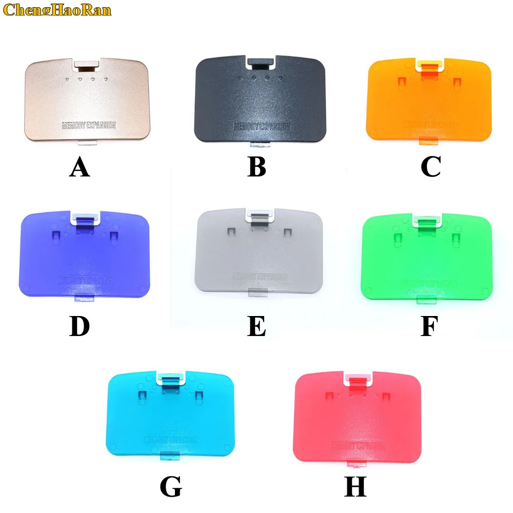 ChengHaoRan Best price 50pcs mix 8 colors Expansion Pack Memory Expansion Cover Cover Jumper Pak Lid Door fit for N64 Console