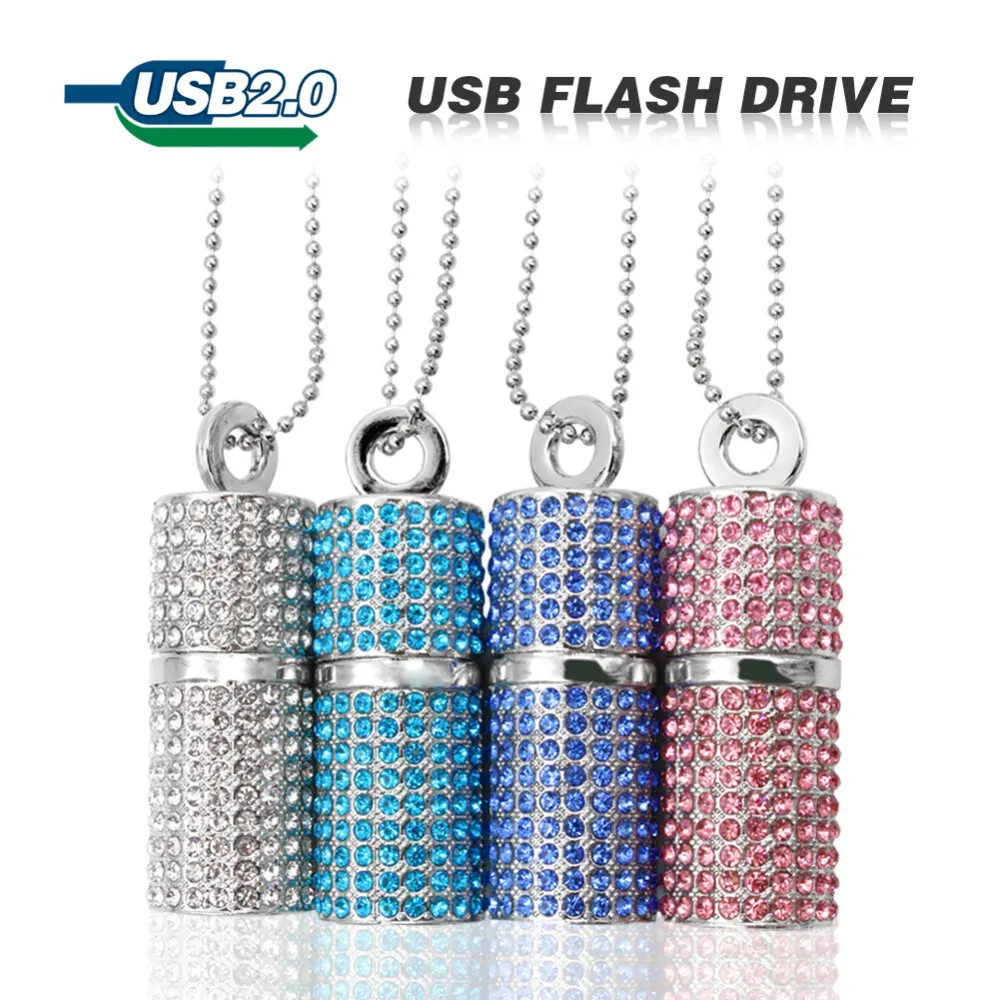 Usb флеш накопитель 8gb16G 32 Гб Флешка 64 u диск USB 2 0 привод Алмазная кристальная память