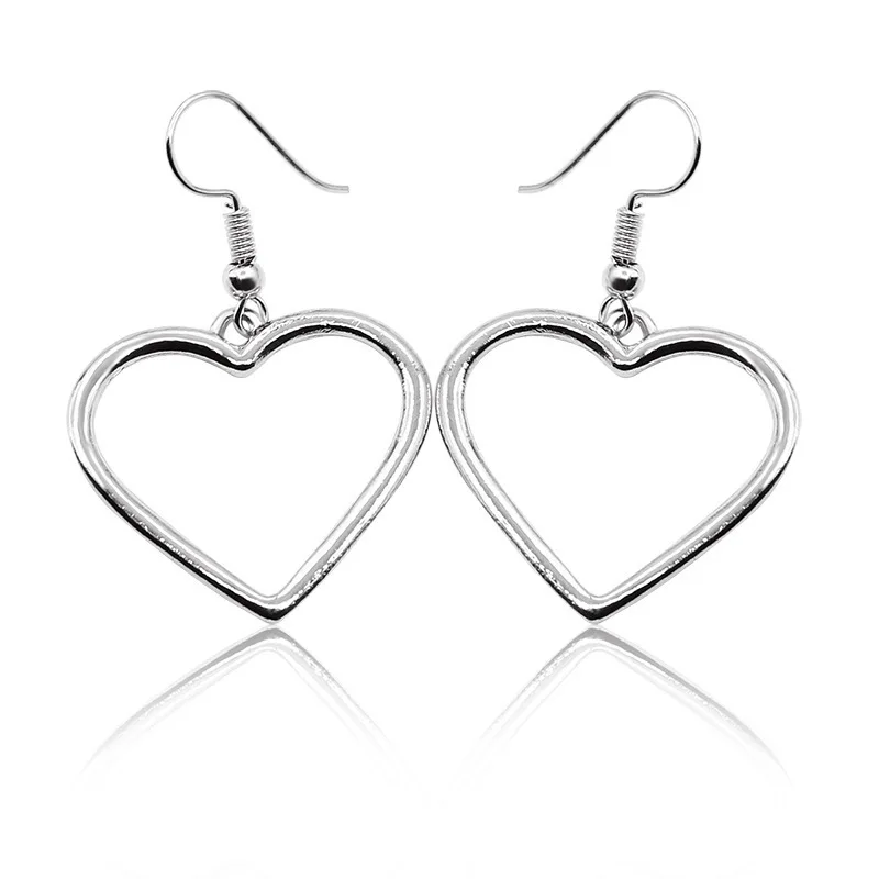 Сердце висячие серьги модное ювелирное изделие boucle d'oreille женские Серьги Brincos