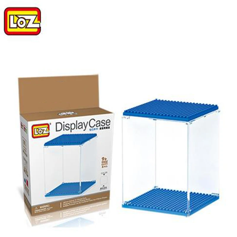 LOZ идеи Дисплей чехол для Алмазный Сборка блоков цифры зданий прозрачная коробка