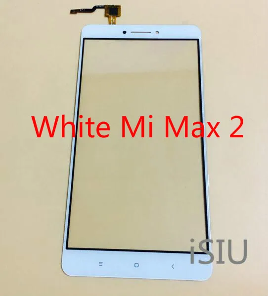 White Mi Max 2 Сенсорный экран для Xiaomi Mi Max 2 6,44 ''ЖК-дисплей стекло дигитайзер - Цвет: White Mi Max 2