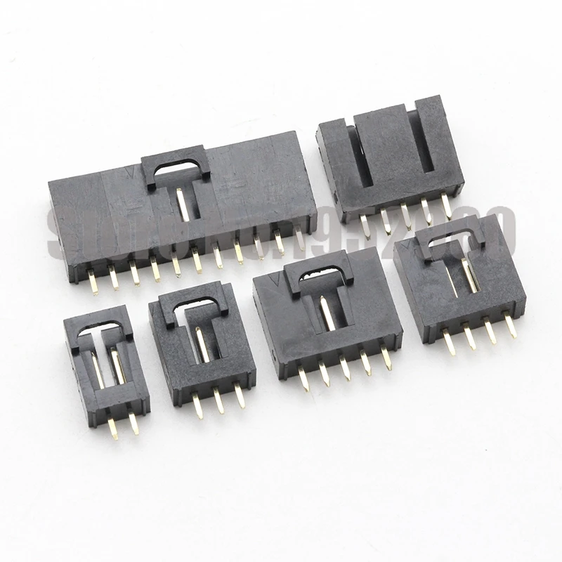 100 шт. MX2.54 Dupont прямой контактный разъем 180 градусов 2/3/4/5/6/8/10/12Pin с пряжкой для ремня