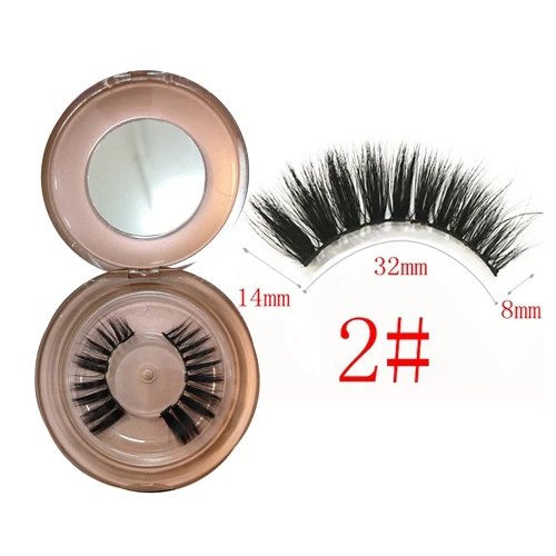 Magnetic Eyelashes 2 Блеск-сказка Магнитная подводка для глаз с 3D природой магнитный Набор ресниц синтетические волокна Накладные ресницы подводка для глаз магнит synthet ресницы - Цвет: Magnetic Eyelashes 2
