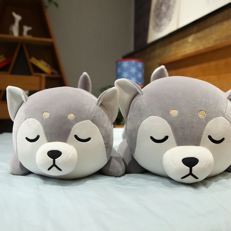 35 75 см большой милая собака хаски заполнена животное игрушка кукла Kawaii Косплей