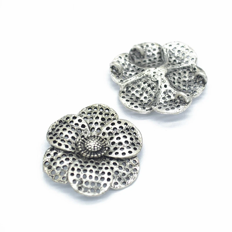 

18pcs Flower Charms DIY Jewelry Making Pendant Fit Bracelets Necklaces Earrings Handmade Crafts