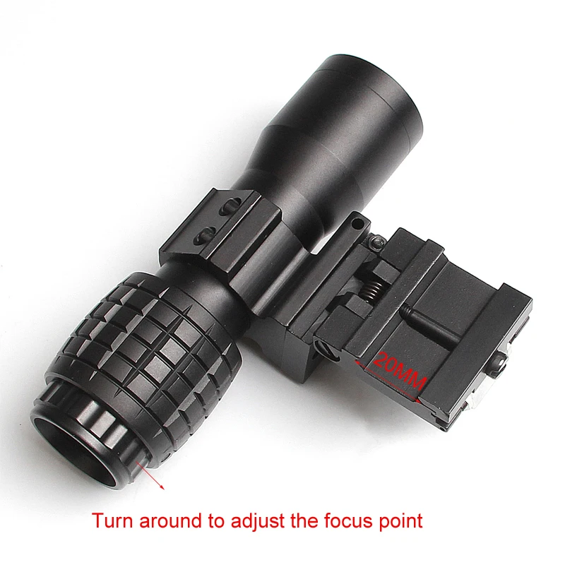 Страйкбол 4x30мм увеличительная фокусировка регулируется с откидной кронштейн