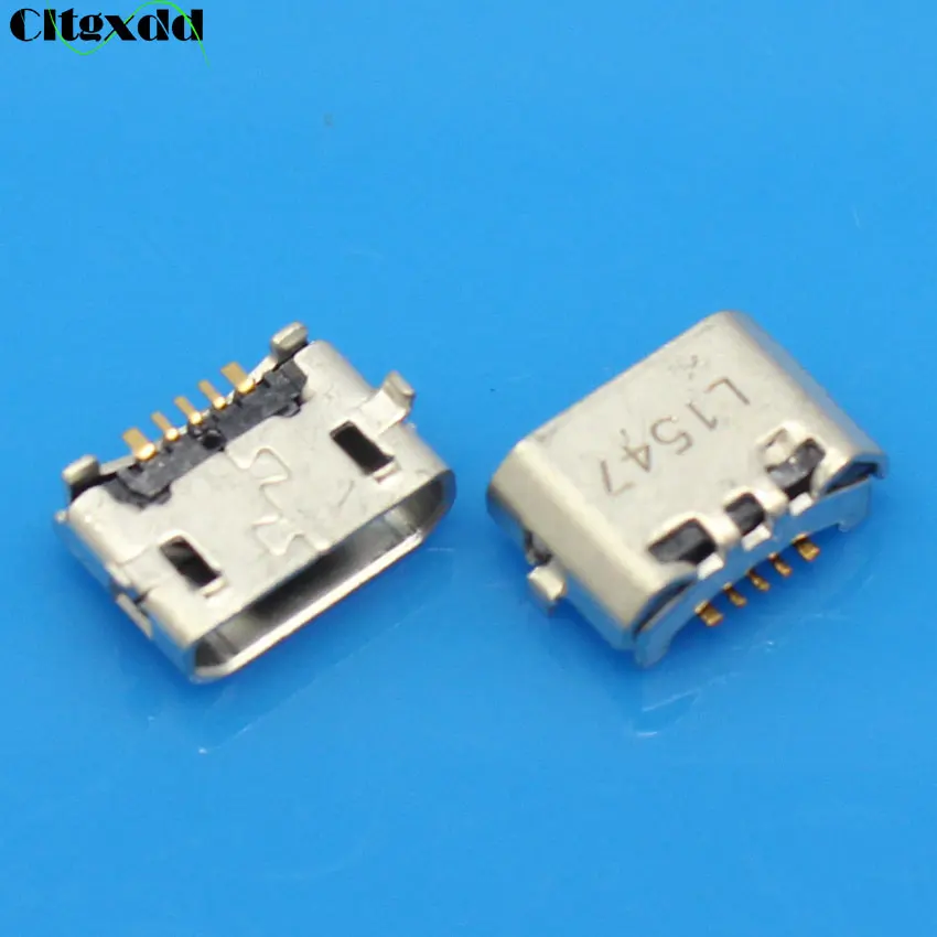 Cltgxdd 10 ~ 100 шт. Micro USB разъем для зарядного порта 5-контактный Huawei Honor 4X Y6 4A P8 C8817 P8max P8Lite