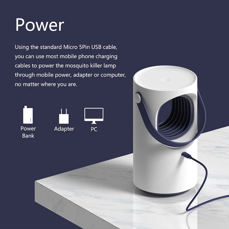 USB Mosquitoes killer Lamp физический убийца москитов ловушка тихий и Удобный безопасный и безвредный