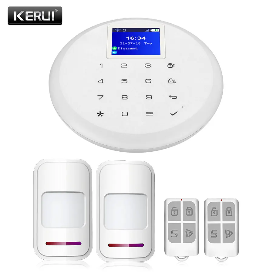 KERUI W17 домашний сенсорный экран 6 языков IOS Android приложение управление система