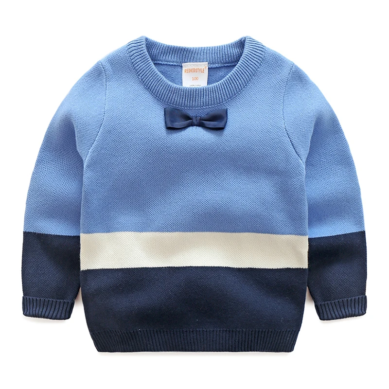 Свитера для мальчиков на осень 2020 с круглым вырезом и длинными рукавами|Свитера| |
