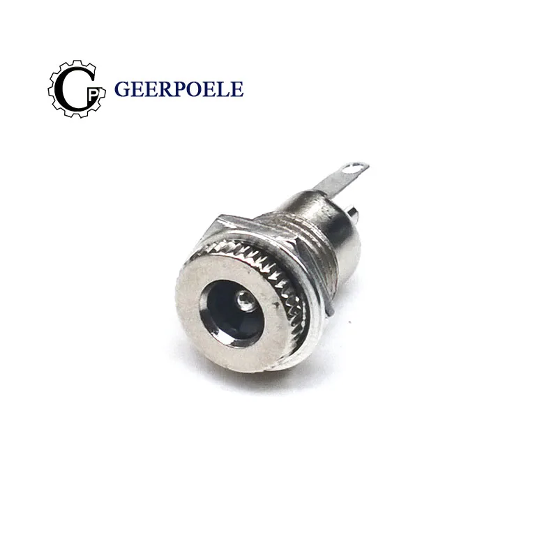 DC099 5,5 мм x 2,1 мм DC разъем питания гнездовой панельный разъем металлический 5,5*2,1 5,5*2,5