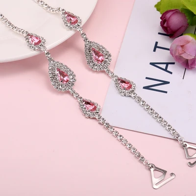 Style 5 Аксессуары для женских интимных бюстгальтеров, декоративные стразы для бюстгальтера, плечевые ремни, Сменный пояс для нижнего белья - Цвет: Style 5