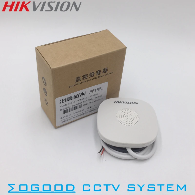 Оригинальный Микрофон Hikvision DS-2FP1020-B для записи IP-камеры видеонаблюдения качество