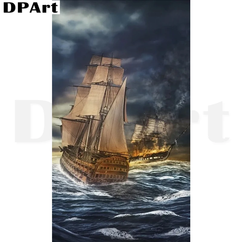 Алмазная картина полный квадратный/круглый пароход морской голубь 5D Daimond вышивка