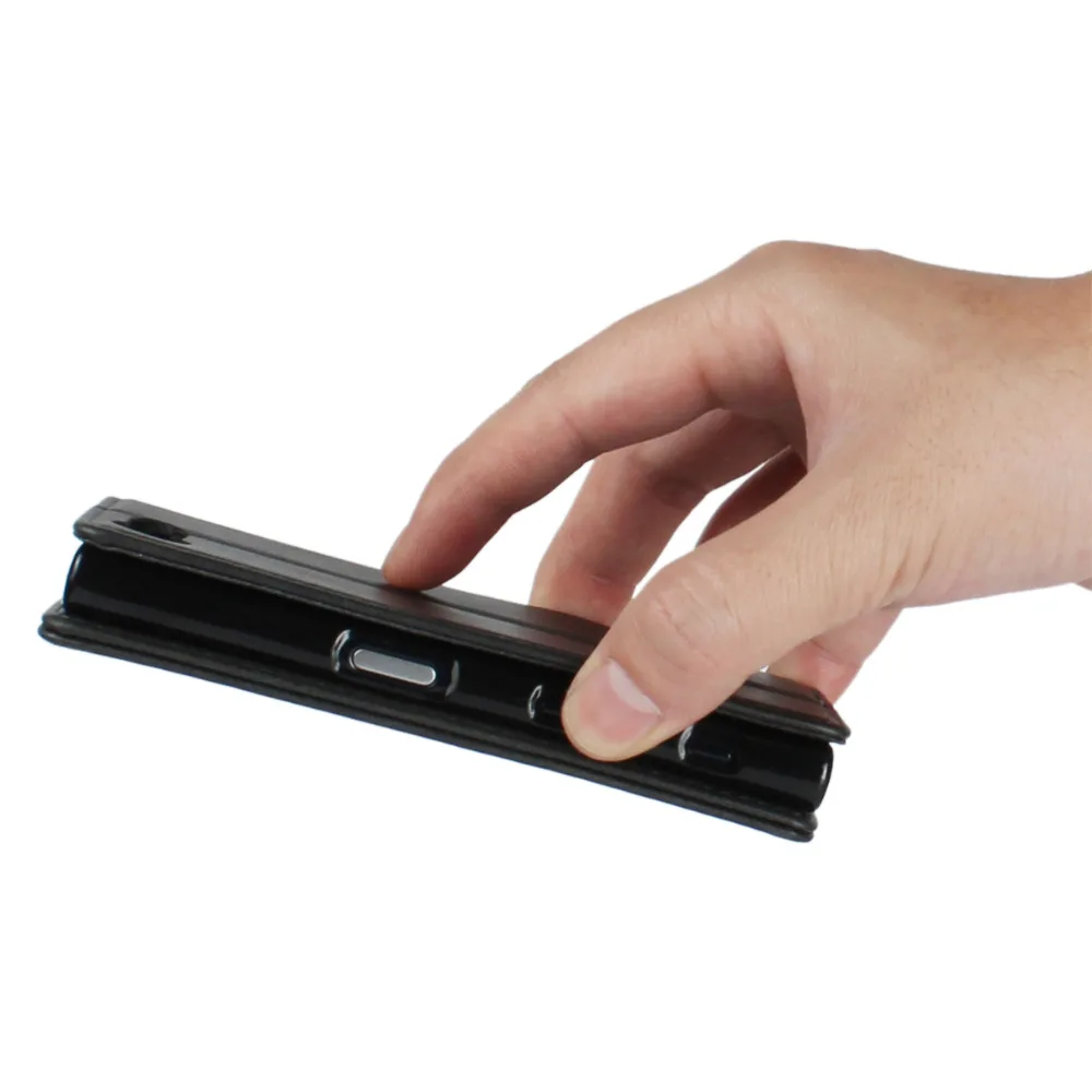 Чехол Etui для Sony Xperia корпус XZS XZ XR кожаный чехол роскошный телячья кожа Магнитный