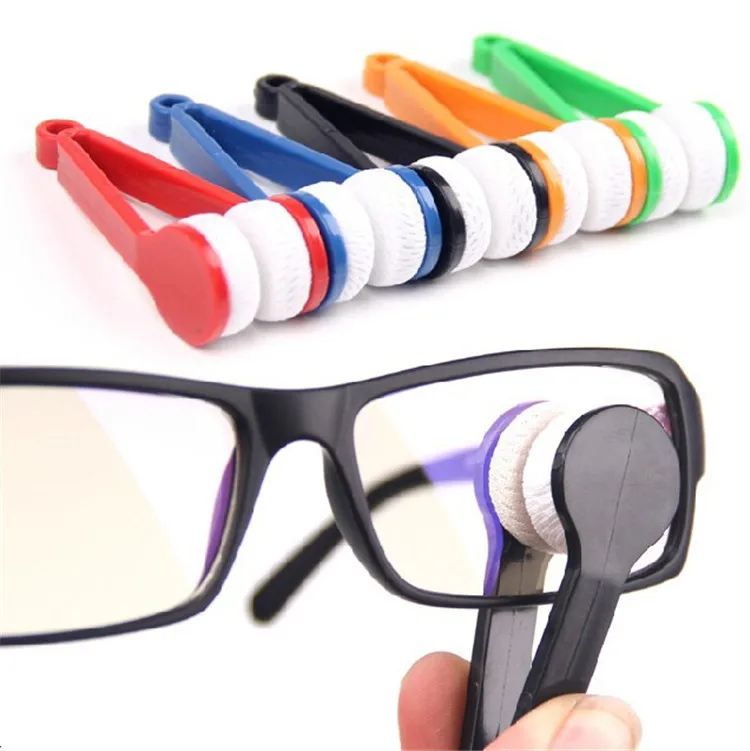 New Arrival Mini Microfibre Glasses Cleaner Spectacles Sunglasses Eyeglass Clean Wipe Tools 50Pcs/Lot | Аксессуары для одежды
