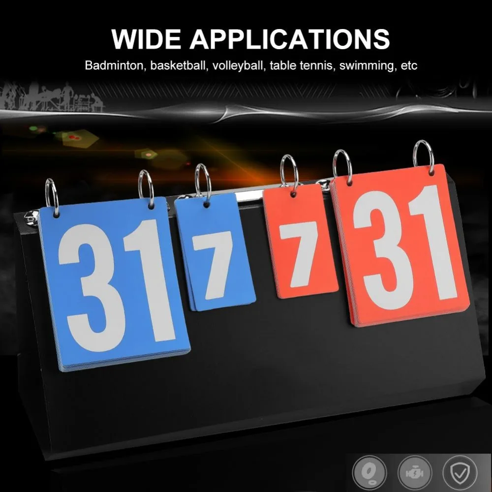 

Portable 6 Digit Scoreboard Sports Competition Scoreboard for Table Tennis Basketball Badminton Football Volleyball Score Board