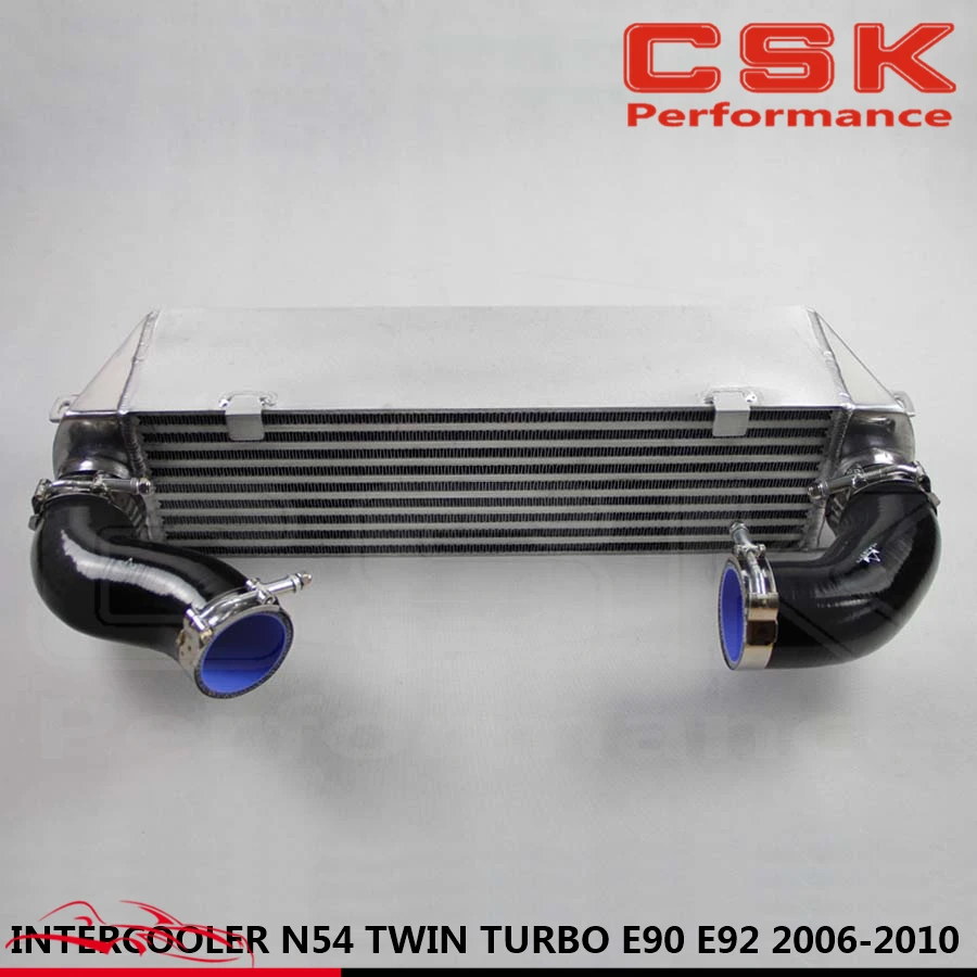 TWIN ТУРБО интеркулера комплект Подходит для BMW 135 135i 335 335i E90 E92 2006-2010 N54 черный |