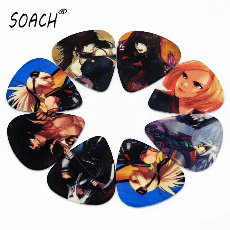 

SOACH 50PCS 0.46mm Hot sale two side earrings pick DIY design pick guitar picks guitar paddle Guitar Accessories ukulele bass