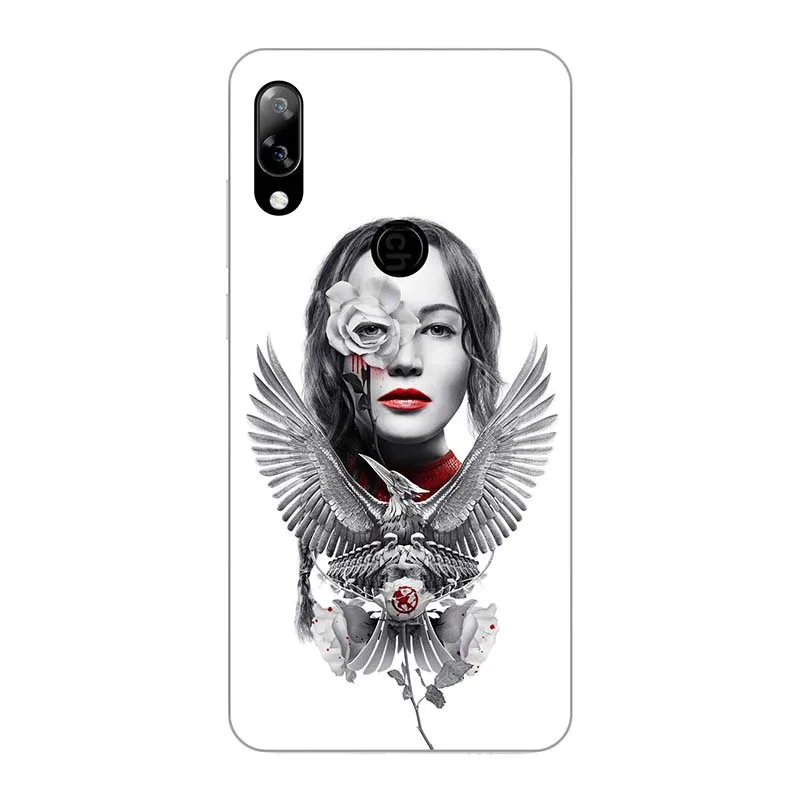 A298 Модный мягкий чехол для телефона s Для Doogee N10/Y7 5,8", Чехол с рисунком Розы и Волка, силиконовый чехол для задней панели телефона, Fundas Para - Цвет: A298