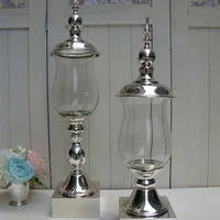 7072 metal candy jar with cover storage bottle dry fruit nut home decorationwedding gifts