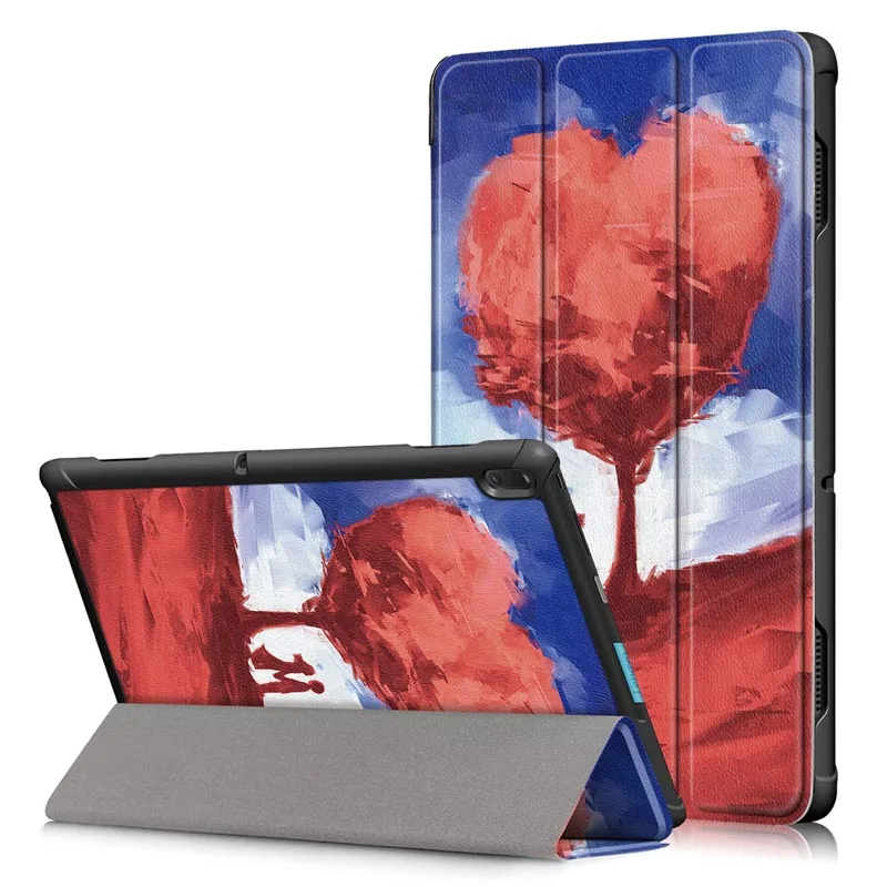Чехол для lenovo Tab E10 TB-X104F чехол с милым принтом трехслойный Магнитный чехол Tab E10 E 10X104 X104f Tablet release 10,1"