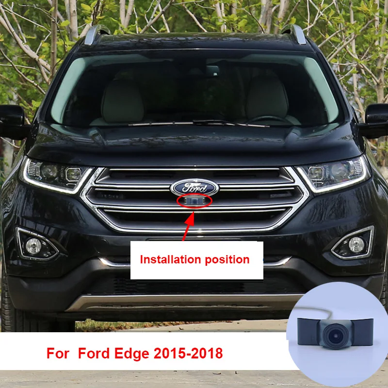 QS8090SN 600L CCD камера ночного видения с логотипом спереди для Ford Everest/Edge/kuga Водонепроницаемый логотип автомобиля - Название цвета: QS8090SN