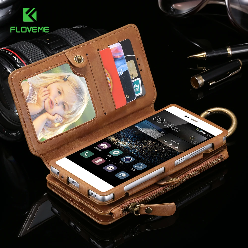 Складной кожаный чехол кошелек FLOVEME для iPhone 11 7 8 11pro max 6 5 чехлы телефона с
