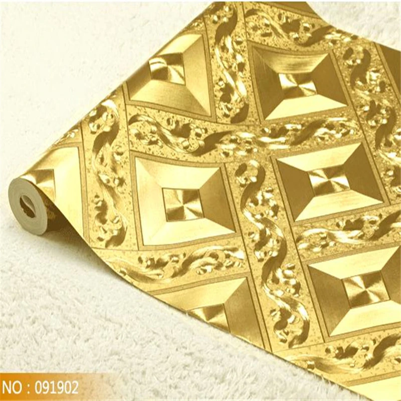 

Блестящие обои в рулонах, металлические золотые обои для стен, 3D Настенные обои, домашний декор для гостиной, отеля, KTV, бара, настенные покры...