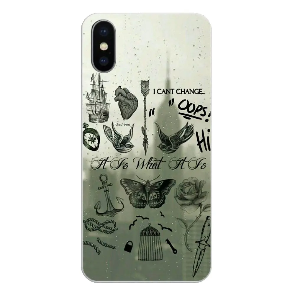 Мягкий прозрачный чехол для LG G7 Q6 Q7 Q8 Q9 V30 X Power 2 3 OnePlus 3T 5T 6T One Direction 1D Tattoos harry styles |