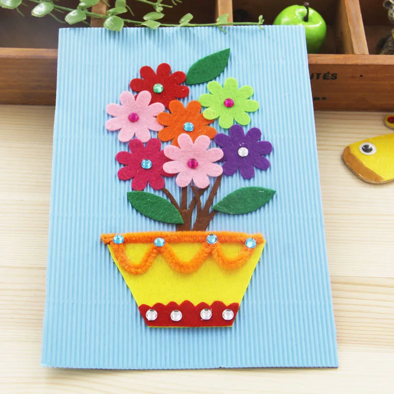 40 шт. детские игрушки для рукоделия ручной работы из ЭВА с цветами комплекты