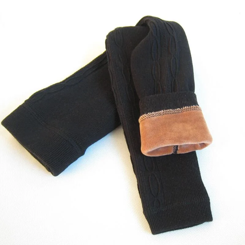 black kids pants Г. Леггинсы для девочек осенне-зимние детские штаны, плотные теплые хлопковые леггинсы с эластичной резинкой на талии штаны для девочек, брюки JW2754A - Цвет: black kids pants