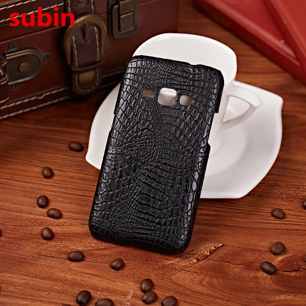 

New For Samsung Galaxy J1 2016 J120F J120H J120M J120T Case Crocodile Skin Cover For Galaxy Express 3 J120A Phone Bag Case