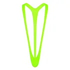 Яркие пикантные мужские трусики-танкини, эластичные стринги с глубоким V-образным вырезом, мужские пляжные купальники, горячее мужское белье