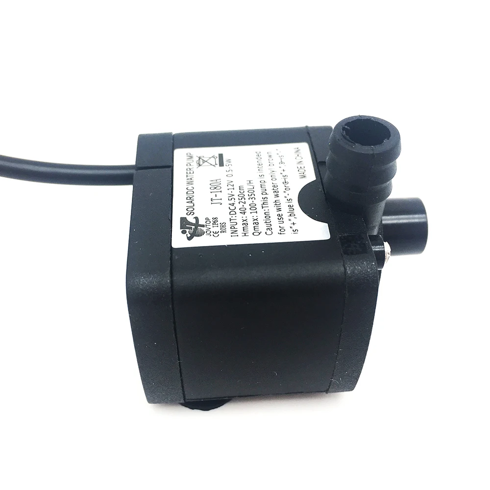 Лучшие продажи 180A DC 4 5 ~ 12V 350L/h с черными микро dc погружной насос бесщеточным