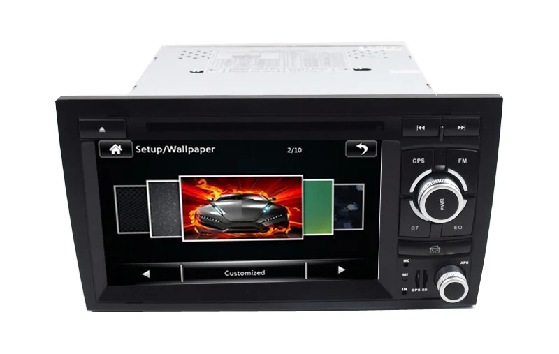 2din автомобильный DVD ВСП Navi для Audi A4 gps(2002-2008) Audi S4/RS4/8E/8F/B9/B7 с gps Bluetooth Радио RDS CAN шина карта