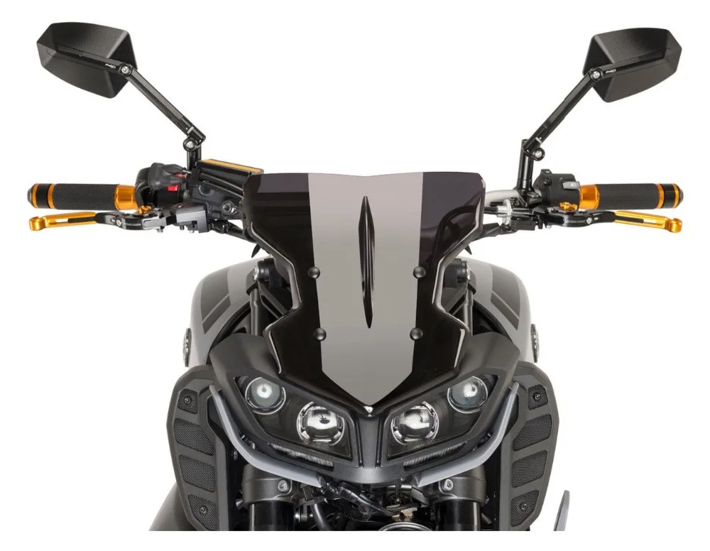 Мотоцикл лобовое стекло ветровое стекло с монтажным кронштейном винт для Yamaha MT09 MT-09 FZ09 FZ-09 MT FZ 09