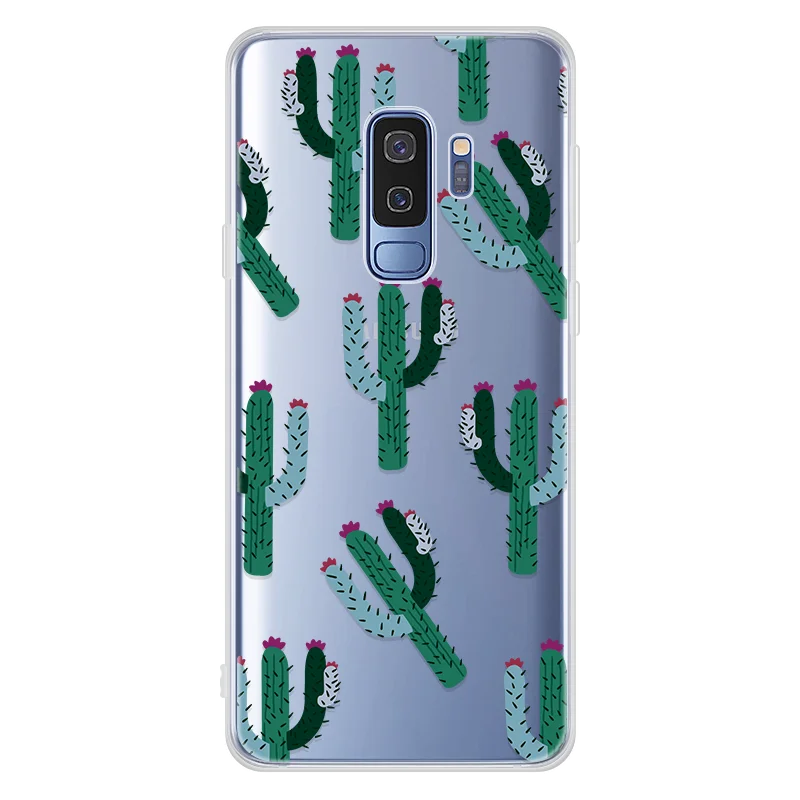Прозрачный силиконовый чехол для телефона с узором s для samsung S9 S8 Plus S10 S10 Pro 10E, чехол-накладка на заднюю панель с милым рисунком из мультфильма
