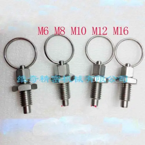 1 шт. M6 M8 M10 M12 M16 M24 Потяните кольцо указательный штырь ручка плунжера Пружинные