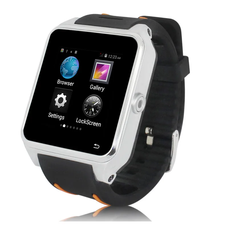 Newest 3G Smartwatch Phone Android 4.4 MTK6572 Quad Core 1.2GHz 512MB RAM 4GB ROM 1.54 inch WiFi Bluetooth GPS smart watch S82 |