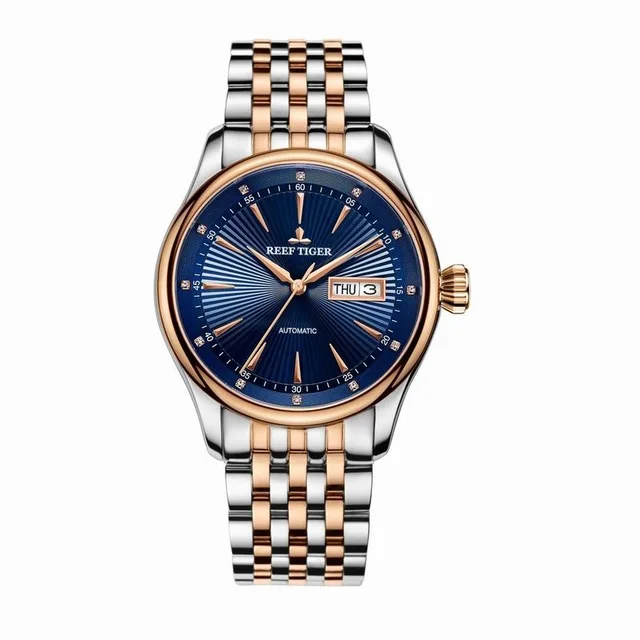 Мужские ультратонкие водонепроницаемые автоматические механические наручные