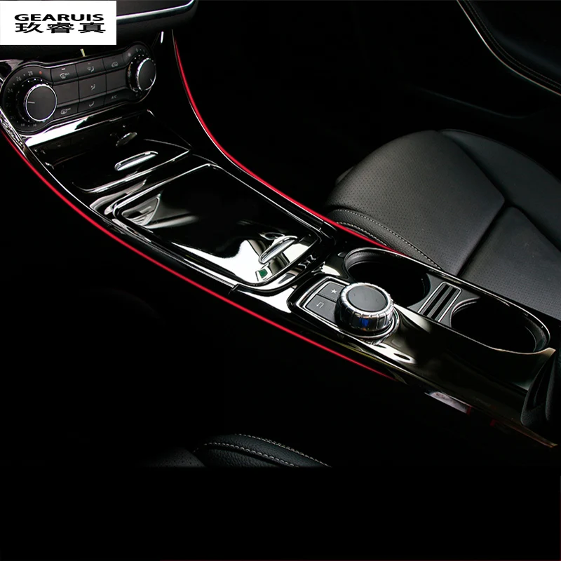 Стайлинг автомобиля центральный ящик для хранения рамка отделка автомобильного