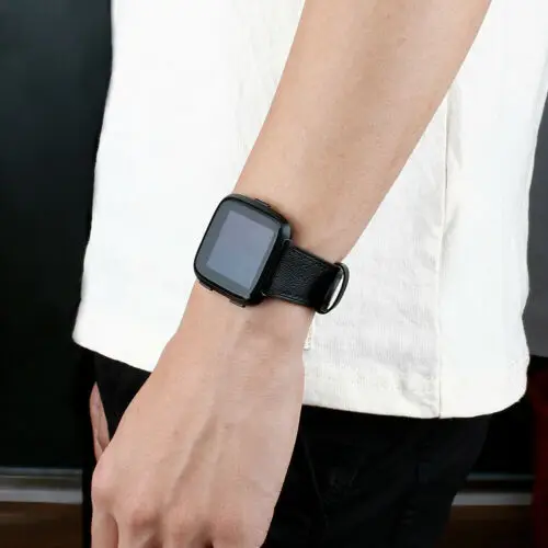 7 видов цветов роскошный ремешок для наручных часов из натуральной кожи Fitbit Versa